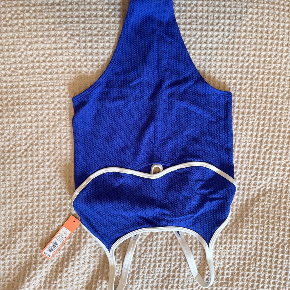 Blue Body Suit